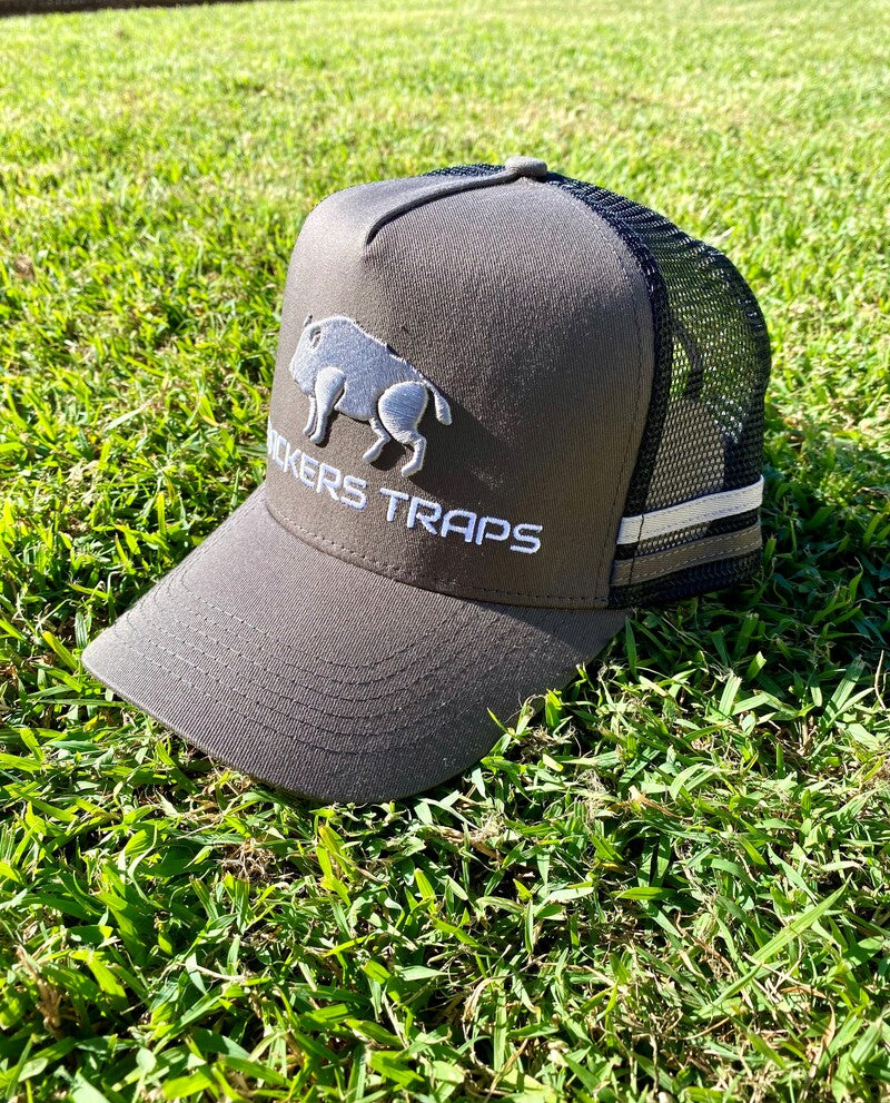 Boar Trucker Cap Brown